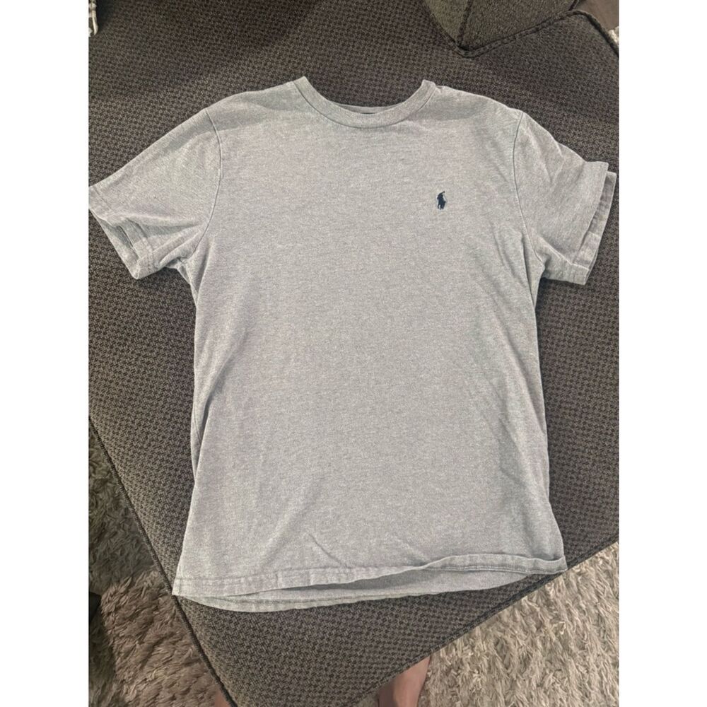 Ralph Lauren Gray Pullover boys tee with Polo Label
